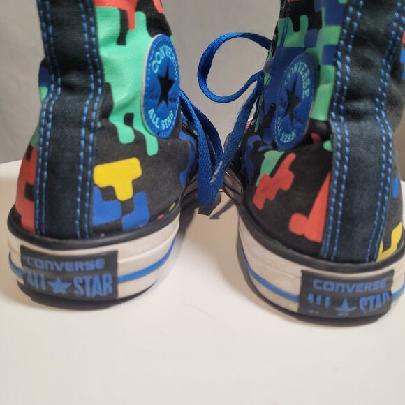 Converse All-Star High‎ Top Chuck Taylor Tetris Junior size 3 - Picture 6 of 6